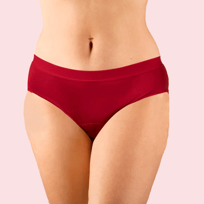 Culotte Menstruelle Respirante Rouge - Soothe